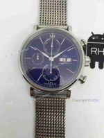 Swiss Replica IWC Portofino Watch SS Blue Dial